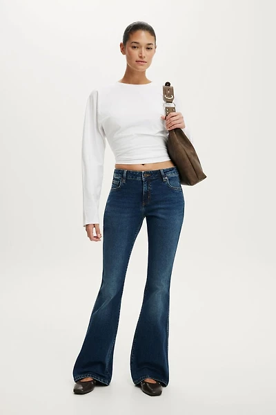 Mid Rise Bootcut Jean