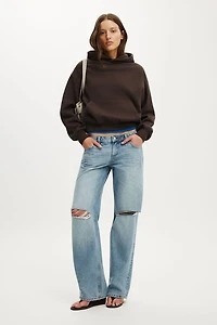 Boxy Fleece Hoodie