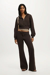 Low Rise Bootleg Sweatpant