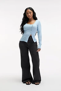 Curvy Stretch Wide Jean