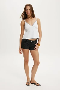 Micro Low Denim Short