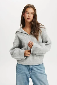 Luxe Half Zip Pullover