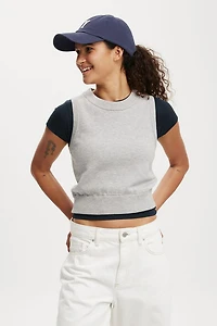 Everfine Crew Neck Vest