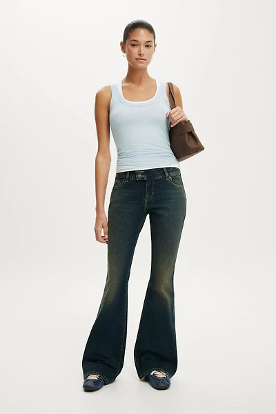 Mid Rise Bootcut Jean