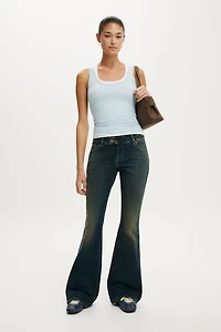 Mid Rise Bootcut Jean