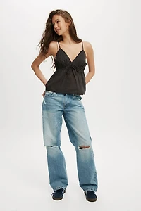 Low Rise Straight Jean