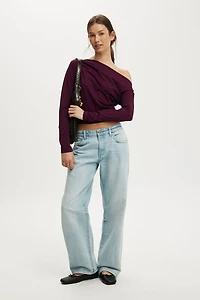 Georgie Off Shoulder Long Sleeve