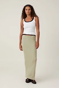 Staple Rib Maxi Skirt