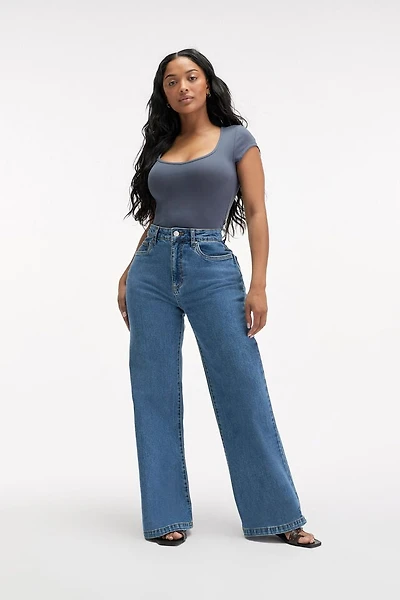 Curvy Stretch Wide Jean