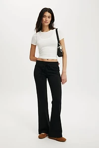 Low Rise Bootleg Sweatpant