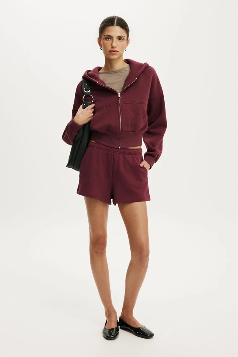 Oversized Zip Through Hoodie