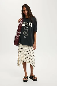 Nirvana Boxy Graphic Music Tee