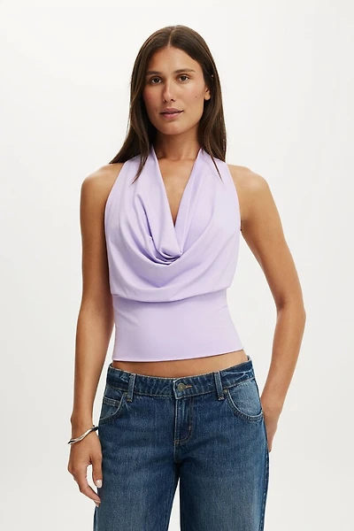 Lou Cowl Halter