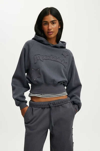 Monchhichi Raglan Corset Hoodie