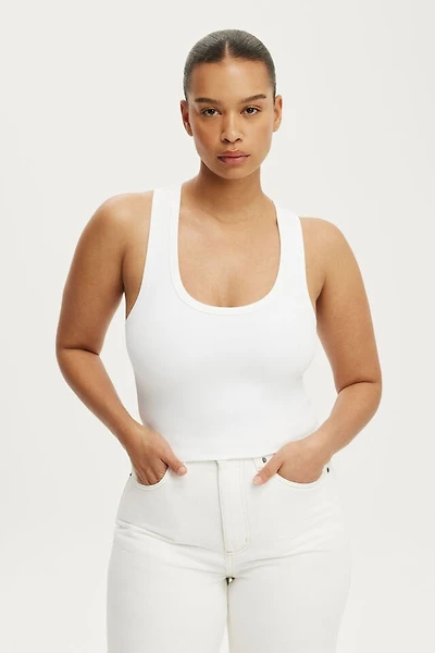 Hold Me Scoop Neck Racerback Tank