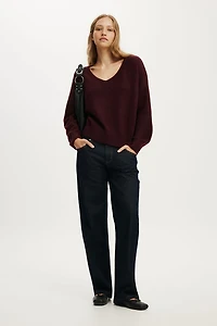 Softest Luxe  Slouchy V Knit