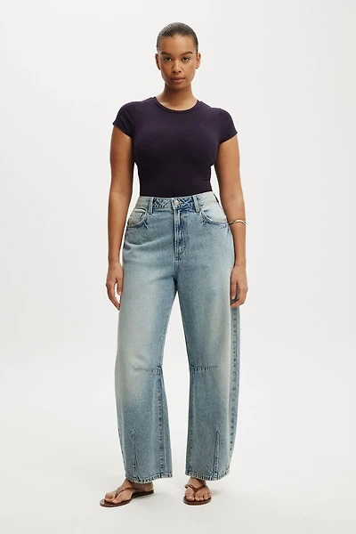 Curvy Barrel Jean
