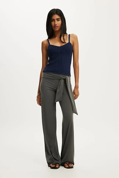 Scallop Edge Knit Cami