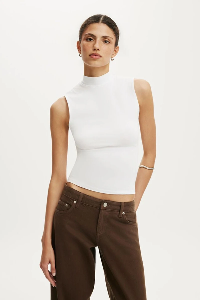 Mock Neck Tank