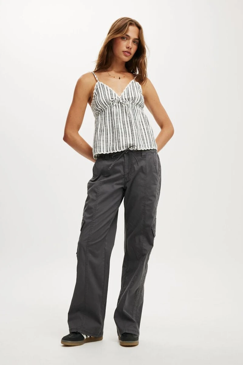 Low Rise Cargo Pant