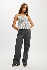 Low Rise Cargo Pant