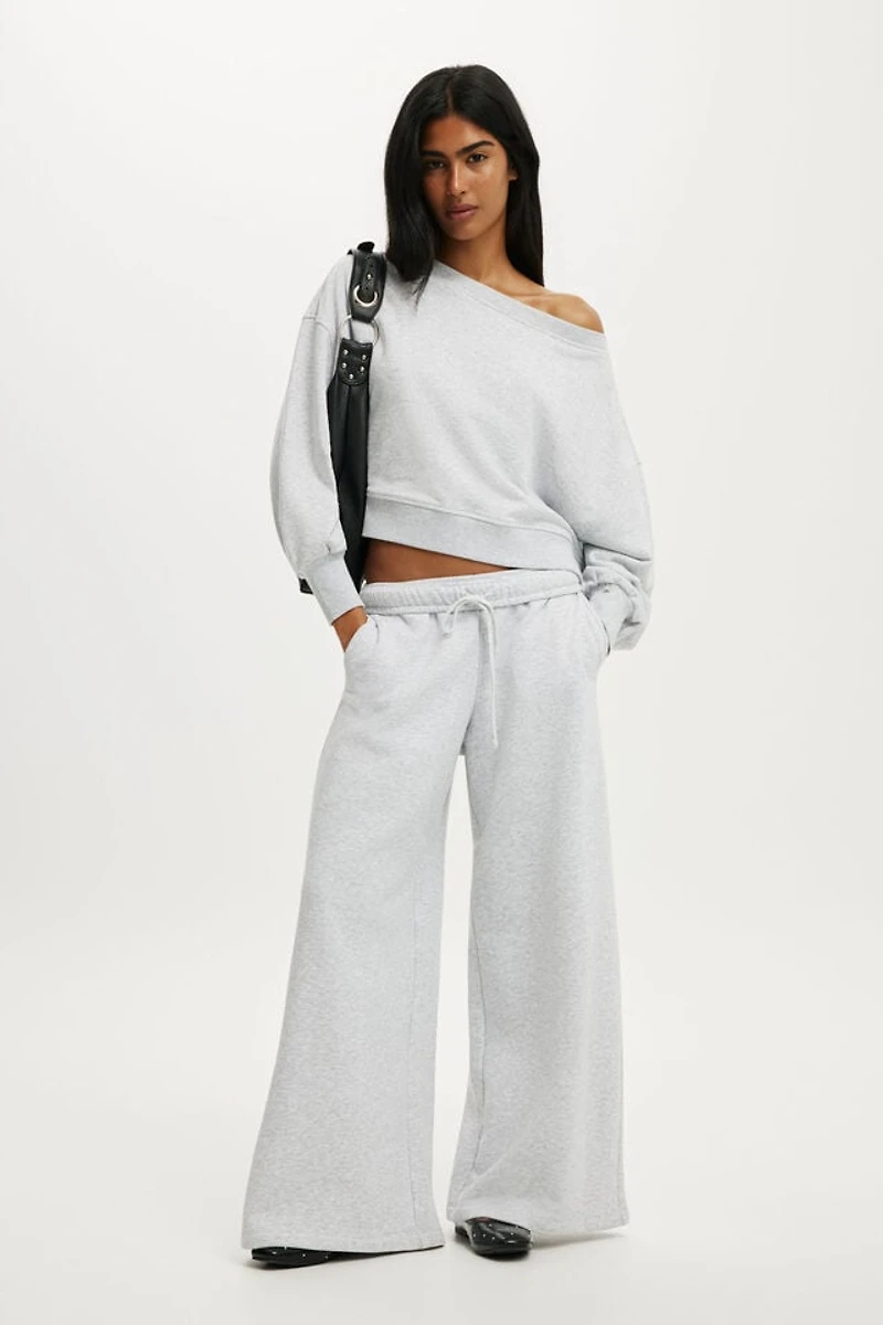 Off Shoulder Sweatshirt