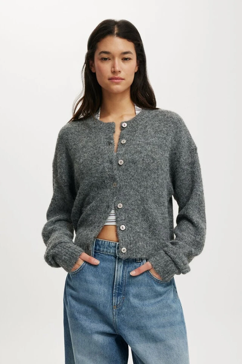 Lofty Luxe Crew Cardigan