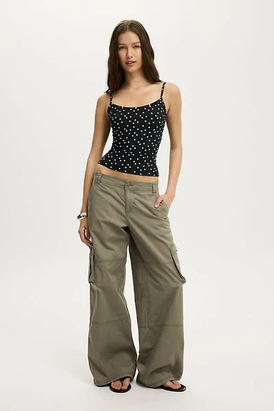 Jess Low Rise Cargo Pant