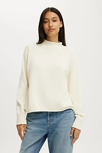 Mila Mock Neck Sweater