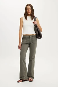 Suki Low Rise Bootleg Pant