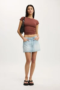 Original Denim Mini Skirt