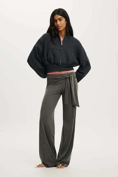 Oversized Zip Through Hoodie