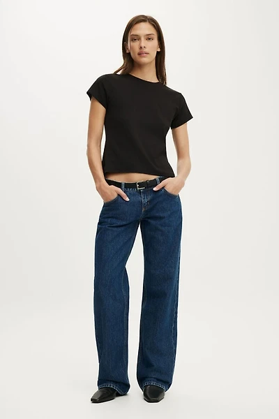 Low Rise Straight Jean