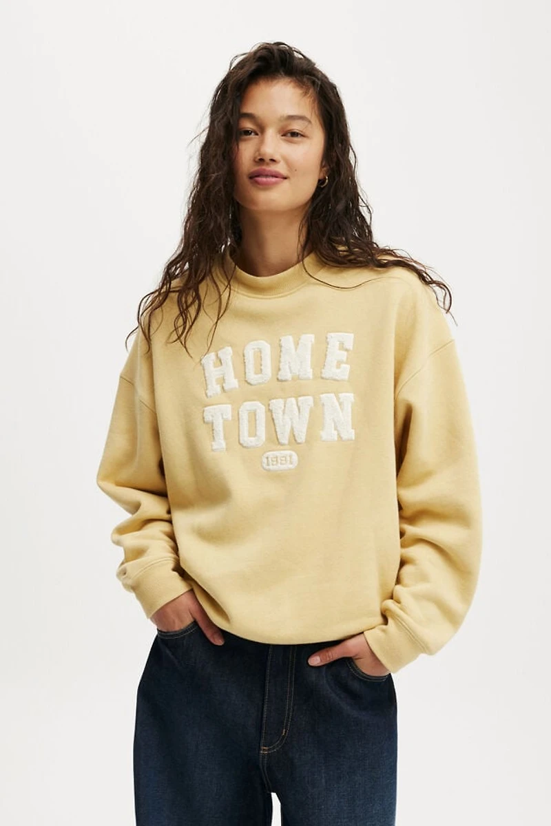 Graphic Crew Sweatshirt