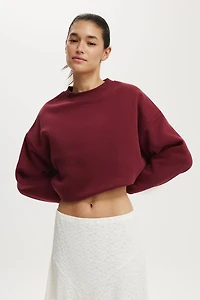 Oversized Fleece Sweatshirt