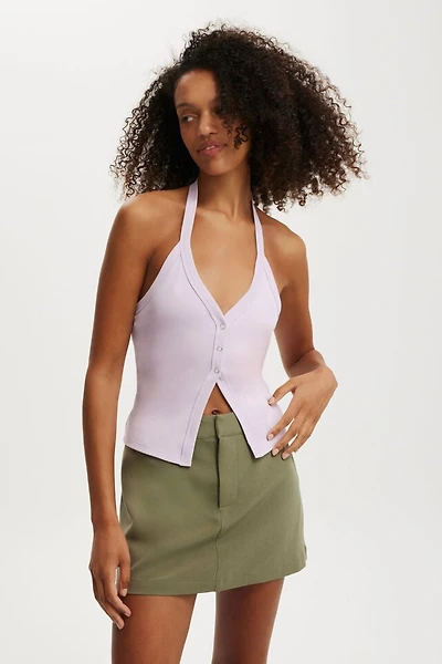 Alexa Button Front Halter