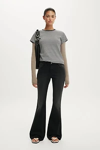 Mid Rise Bootcut Jean