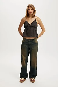 Low Rise Straight Jean