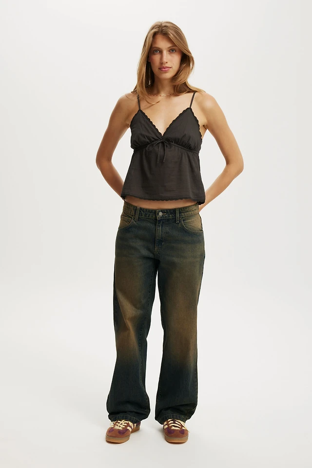 Low Rise Straight Jean