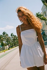 Bubble Hem Mini Dress