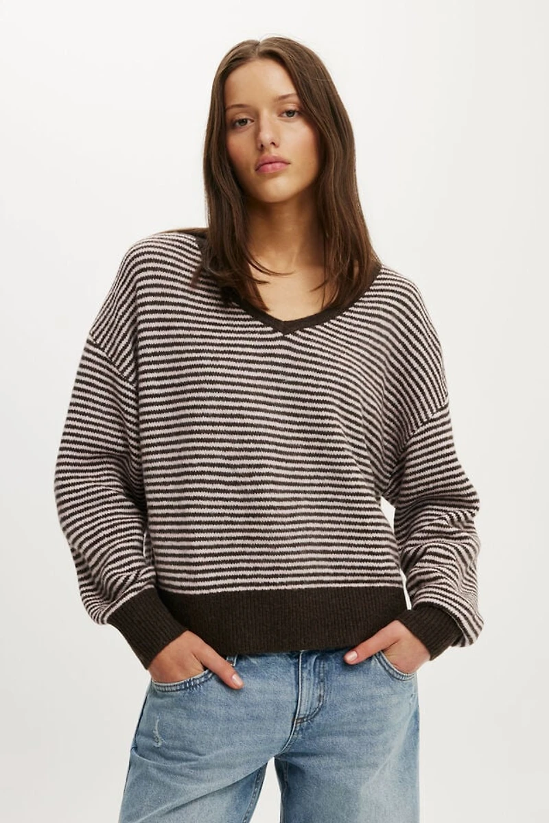 Softest Luxe Slouchy V Knit