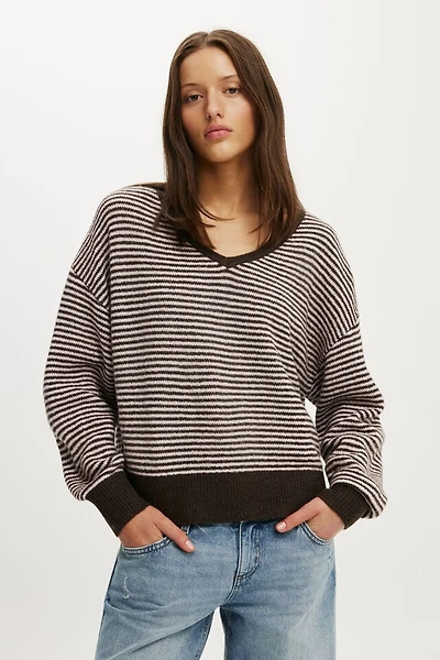 Softest Luxe Slouchy V Knit