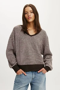 Softest Luxe  Slouchy V Knit