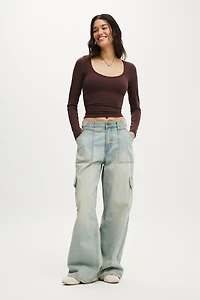 Relaxed Cargo Jean