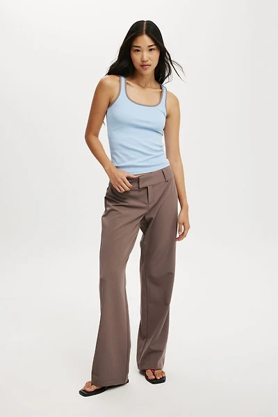 Lola Low Rise Suiting Pant