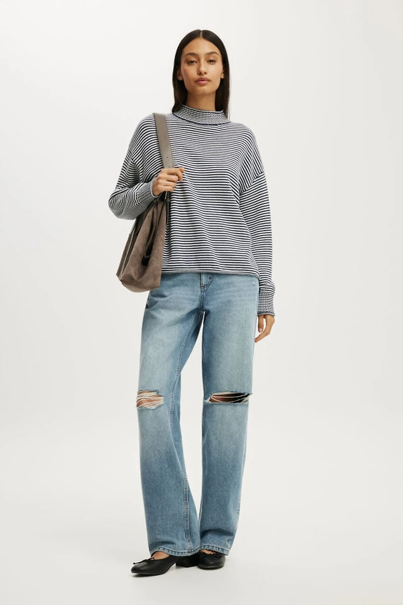 Mila Mock Neck Sweater