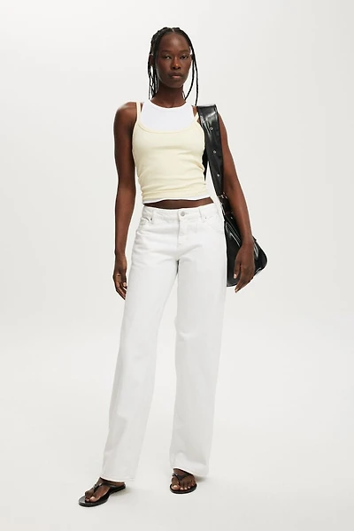 Low Rise Straight Jean