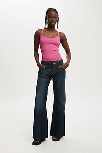 Low Relaxed Flare Jean