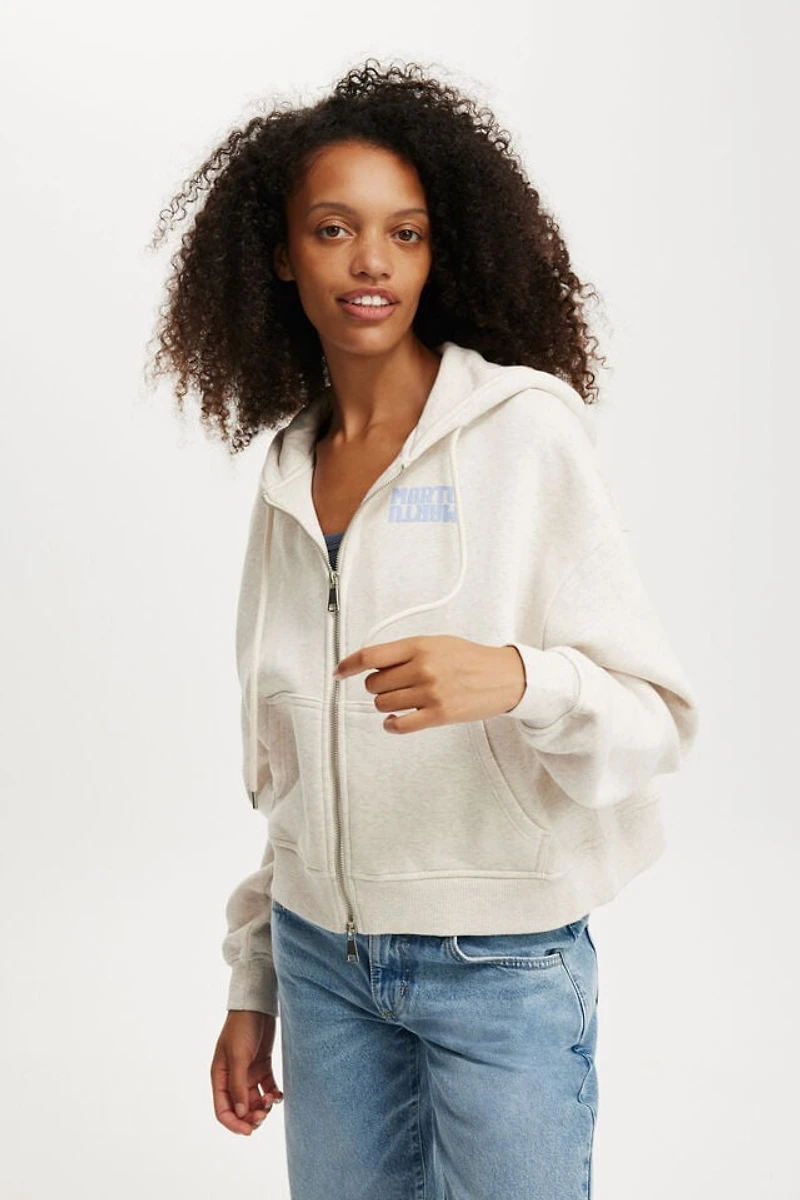 Classic Fleece Licensed Zip Through Hoodie