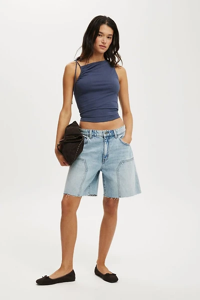 Relaxed Denim Short